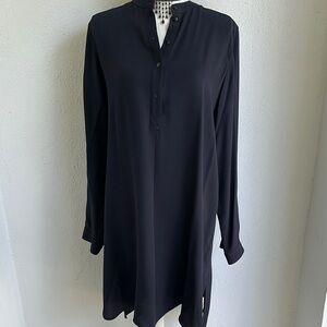 Max Mara  Black silk  Dress size 14